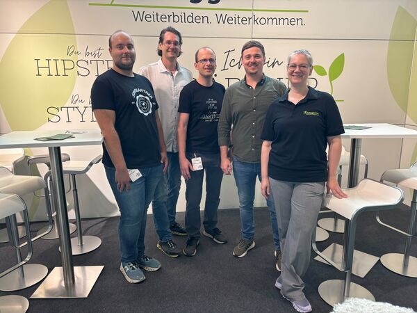 Von links nach rechts: Florian Grösch, Marcel Waber, Stephan Sieckendieck, John-Philip Glaevke, Claudia Bade